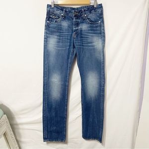 31 x 34 G Star Morris Low Straight Blue Jeans